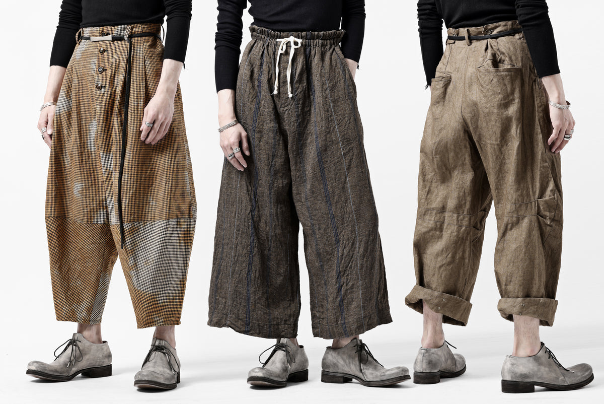 yuta matsuoka 24aw パンツ New Arrival | Yuta Matsuoka - Best Fit Trousers. – LOOM OSAKA
