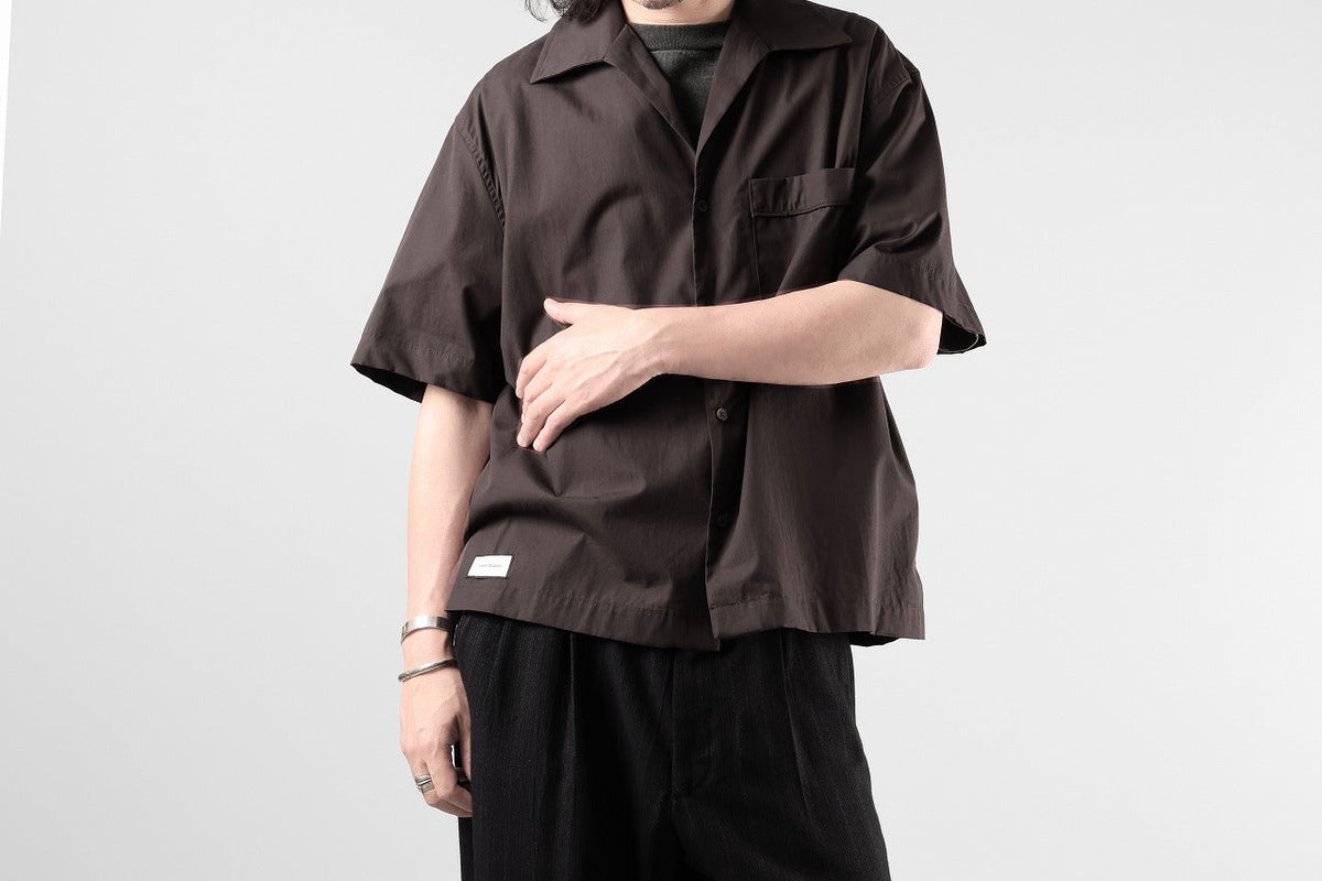 entire studios SS OPEN COLLAR SHIRT ” 3COLOR ” Aleksandr Manamis