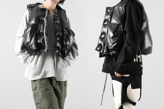RECOMMENDED | LAYERED DOWN VEST STYLE - READYMADE, A.F ARTEFACT.  N/07(23AW)