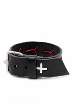 画像をギャラリービューアに読み込む, m.a+ cross stitched med wrist band / A-F8E1/GR 3,0 (BLACK)