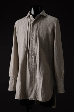 Load image into Gallery viewer, sus-sous shirt dress / C53L47 dobby stripe washer (SILVER GRAY)
