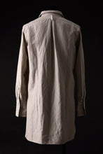 Load image into Gallery viewer, sus-sous shirt dress / C53L47 dobby stripe washer (SILVER GRAY)