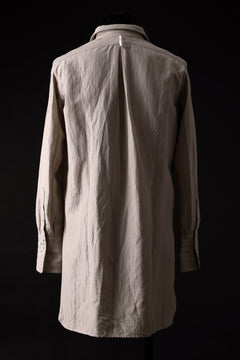Load image into Gallery viewer, sus-sous shirt dress / C53L47 dobby stripe washer (SILVER GRAY)
