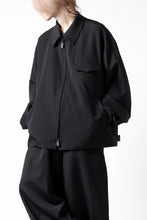 画像をギャラリービューアに読み込む, Y's for men CHEST FLAP BLOUSON / WRINKLED GABARDINE (BLACK)
