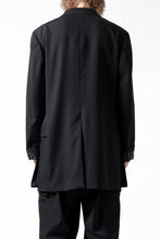 画像をギャラリービューアに読み込む, Y's for men SHAVED CLOTH JACKET / WRINKLED GABARDINE (BLACK)
