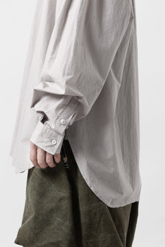 画像をギャラリービューアに読み込む, sus-sous atelier L/S shirts / 80/1 typewriter (GRAY)