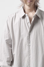 画像をギャラリービューアに読み込む, sus-sous atelier L/S shirts / 80/1 typewriter (GRAY)