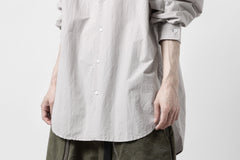 画像をギャラリービューアに読み込む, sus-sous atelier L/S shirts / 80/1 typewriter (GRAY)