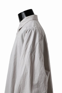画像をギャラリービューアに読み込む, sus-sous atelier L/S shirts / 80/1 typewriter (GRAY)