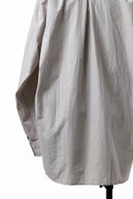 画像をギャラリービューアに読み込む, sus-sous atelier L/S shirts / 80/1 typewriter (GRAY)