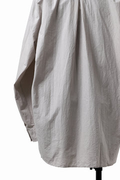 画像をギャラリービューアに読み込む, sus-sous atelier L/S shirts / 80/1 typewriter (GRAY)