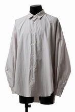 画像をギャラリービューアに読み込む, sus-sous atelier L/S shirts / 80/1 typewriter (GRAY)