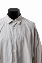 画像をギャラリービューアに読み込む, sus-sous atelier L/S shirts / 80/1 typewriter (GRAY)