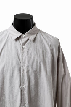 画像をギャラリービューアに読み込む, sus-sous atelier L/S shirts / 80/1 typewriter (GRAY)