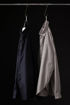 画像をギャラリービューアに読み込む, sus-sous atelier L/S shirts / 80/1 typewriter (GRAY)