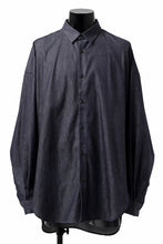 Load image into Gallery viewer, sus-sous atelier L/S shirts / 6oz uneven yarn denim (INDIGO / RIGID)