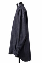 Load image into Gallery viewer, sus-sous atelier L/S shirts / 6oz uneven yarn denim (INDIGO / RIGID)