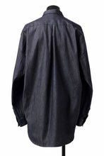 Load image into Gallery viewer, sus-sous atelier L/S shirts / 6oz uneven yarn denim (INDIGO / RIGID)