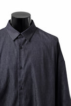 Load image into Gallery viewer, sus-sous atelier L/S shirts / 6oz uneven yarn denim (INDIGO / RIGID)