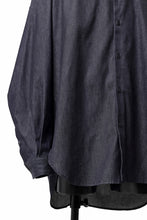 Load image into Gallery viewer, sus-sous atelier L/S shirts / 6oz uneven yarn denim (INDIGO / RIGID)