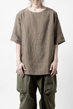画像をギャラリービューアに読み込む, sus-sous sleeping shirts s/s / Belgium linen (MOCHA)