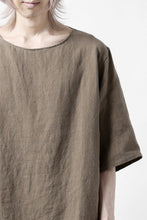 画像をギャラリービューアに読み込む, sus-sous sleeping shirts s/s / Belgium linen (MOCHA)