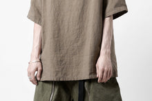 画像をギャラリービューアに読み込む, sus-sous sleeping shirts s/s / Belgium linen (MOCHA)