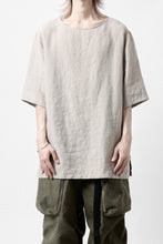 画像をギャラリービューアに読み込む, sus-sous sleeping shirts s/s / Belgium linen (NATURAL)