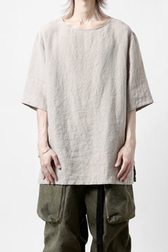 画像をギャラリービューアに読み込む, sus-sous sleeping shirts s/s / Belgium linen (NATURAL)