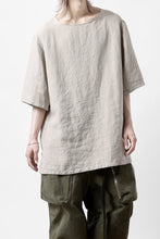 画像をギャラリービューアに読み込む, sus-sous sleeping shirts s/s / Belgium linen (NATURAL)