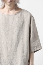 画像をギャラリービューアに読み込む, sus-sous sleeping shirts s/s / Belgium linen (NATURAL)