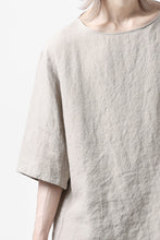 画像をギャラリービューアに読み込む, sus-sous sleeping shirts s/s / Belgium linen (NATURAL)