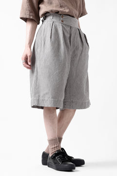 画像をギャラリービューアに読み込む, sus-sous gurkha short trousers / Herringbone Hickory (STRIPE)