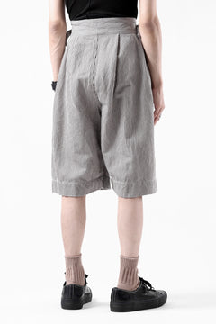 画像をギャラリービューアに読み込む, sus-sous gurkha short trousers / Herringbone Hickory (STRIPE)