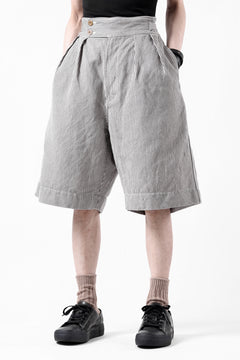 画像をギャラリービューアに読み込む, sus-sous gurkha short trousers / Herringbone Hickory (STRIPE)