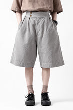 画像をギャラリービューアに読み込む, sus-sous gurkha short trousers / Herringbone Hickory (STRIPE)