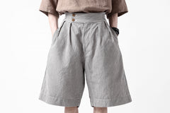 画像をギャラリービューアに読み込む, sus-sous gurkha short trousers / Herringbone Hickory (STRIPE)