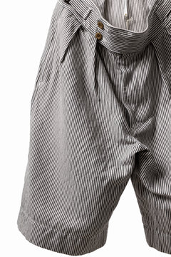 画像をギャラリービューアに読み込む, sus-sous gurkha short trousers / Herringbone Hickory (STRIPE)