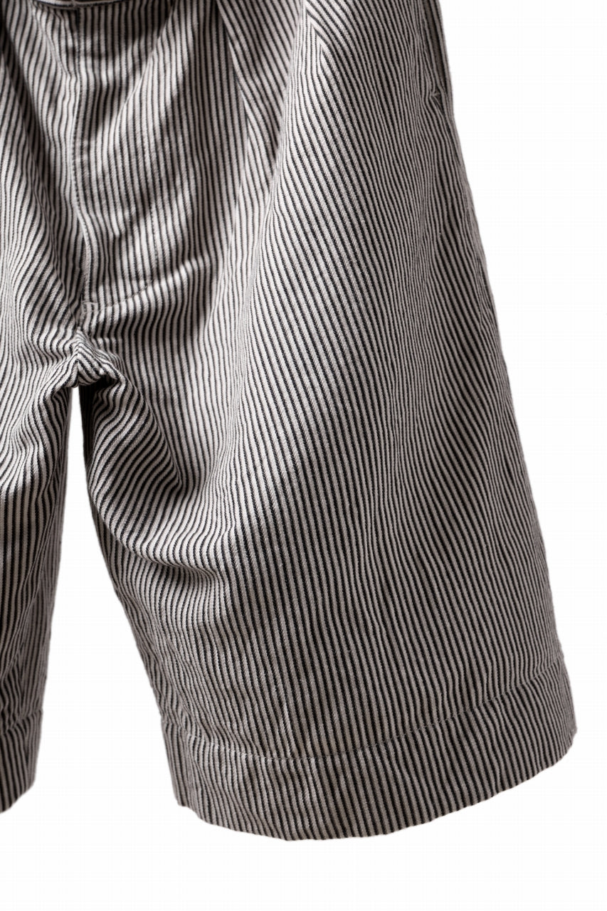 sus-sous gurkha short trousers / Herringbone Hickory (STRIPE)