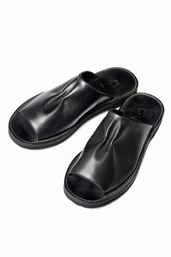 画像をギャラリービューアに読み込む, sus-sous basting sandals / Smooth Cow Leather (BLACK)