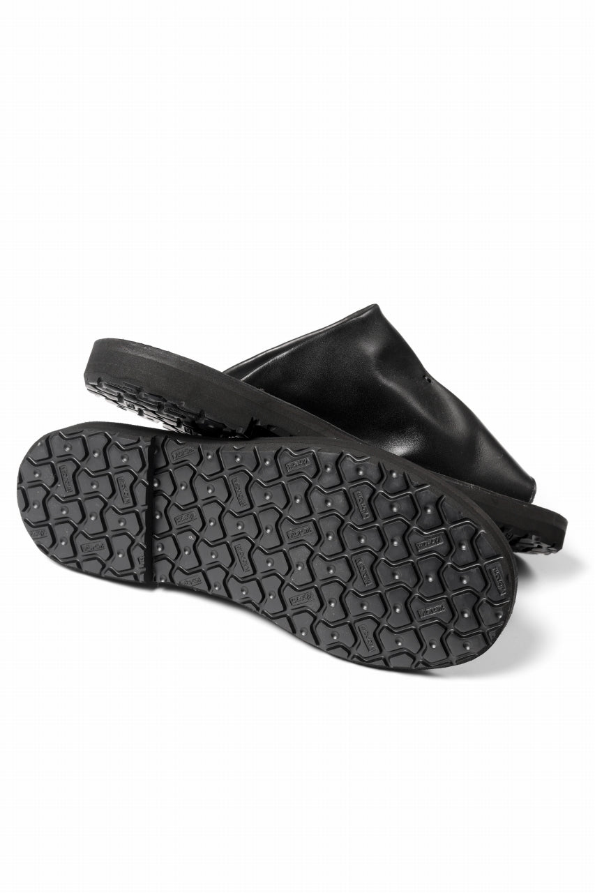 画像をギャラリービューアに読み込む, sus-sous basting sandals / Smooth Cow Leather (BLACK)