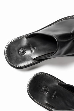 画像をギャラリービューアに読み込む, sus-sous basting sandals / Smooth Cow Leather (BLACK)