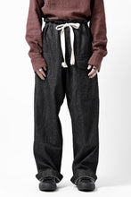 Load image into Gallery viewer, sus-sous trousers MK-1 / 11.5oz supima silket denim (BLACK)