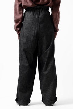 Load image into Gallery viewer, sus-sous trousers MK-1 / 11.5oz supima silket denim (BLACK)