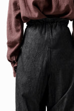 Load image into Gallery viewer, sus-sous trousers MK-1 / 11.5oz supima silket denim (BLACK)