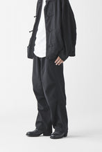 Load image into Gallery viewer, sus-sous exclusive wide pants / 10/2 linen cotton hop suck (BLACK)