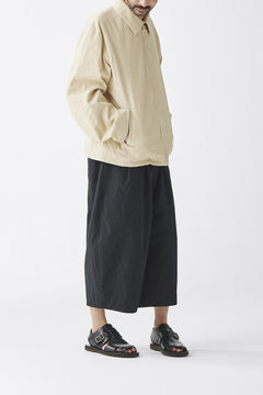 Load image into Gallery viewer, sus-sous exclusive atelier trousers / 10/2 linen cotton hop suck (BLACK)