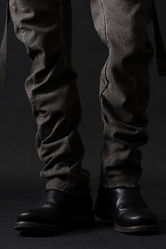 画像をギャラリービューアに読み込む, masnada BAGGY GUSSET POCKET PANTS / STRETCH RELIEF STRIPE COTTON (DUST)