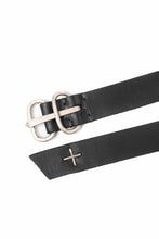 画像をギャラリービューアに読み込む, m.a+ double oval buckle medium belt / EL1C/GR3,0 (BLACK)