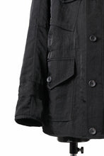 画像をギャラリービューアに読み込む, sus-sous 50's British MIDDLE PARKA / Vintage Flight Twill Nylon (BLACK)